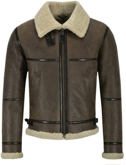 Vincent Air Force SF Flying Bomber Lambskin Leather Jacket