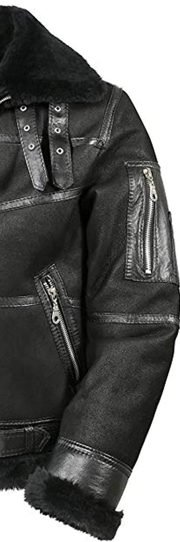 Adams Aviator B16 Shearling Fur Sheepskin Jacket - Image 3