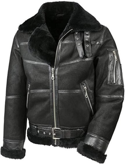 Adams Aviator B16 Shearling Fur Sheepskin Jacket