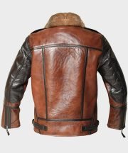 Thompson Distressed Shearling Aviator SF Jacket - Image 3