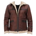 Erin-SF Bomber Shearling Brown Jacket