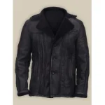 Carlos Three Pockets Buttoned Closure Shearling Jacket