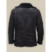 Carlos Three Pockets Buttoned Closure Shearling Jacket - Image 2