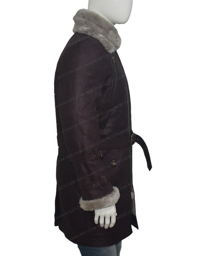 Mens-RAF-B16-Bomber-Long-Sheepskin-Leather-Trench-Coat-Right.jpg Allen RAF B16 Bomber Long Sheepskin Leather Trench Coat - Image 5