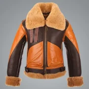 Andrew Aviator RAF Two Tone Leather Jacket