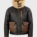 Jones-SF Shearling Bomber Black Jacket