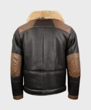 Jones-SF Shearling Bomber Black Jacket - Image 3