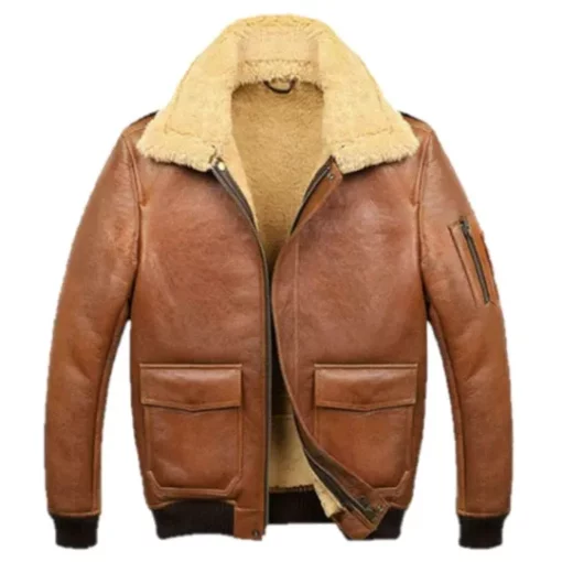 Mens-Tan-Brown-Shearling-Fur-B3-Bomber-Winter-Leather-Jacket-510x510-1.webp Samuel Tan Brown Shearling SF Bomber Leather Jacket - Image 1
