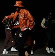 Avirex Croc Commando Brown Leather Jacket - Image 3