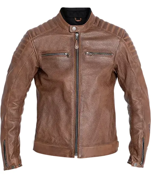 Rennervations-2023-Jeremy-Renner-Brown-Leather-Jacket.webp Rennervations 2023 Jeremy Renner Brown Jacket - Image 2