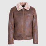 Wilson Shearling Aviator Sheepskin Jacket