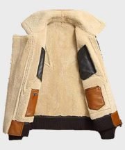 Sheepskin Miller Shearling Bomber Jacket - Image 3