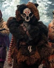 Sweet Tooth Bear Shearling Costume Jacket - Image 4