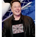 Tesla Event Elon Musk Leather Jacket