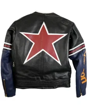 Vanson Star Real Leather Motorcycle Jacket - Image 2