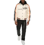 Avirex White City Racer Leather Jacket - Image 7
