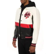 Red Blades Avirex Leather Jacket - Image 5