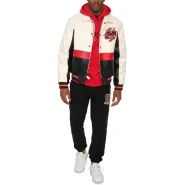 Red Blades Avirex Leather Jacket - Image 7