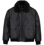 Avirex Classic Black G-1 Aviator Leather Jacket
