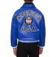 Avirex Cobalt Icon Leather Jacket - Image 4