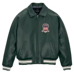 Avirex Hunter Green Icon Leather Jacket