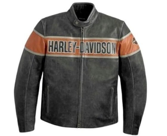 Men's Harley Davidson Victory Lane Motorcycle Leather Jacket Motocollection