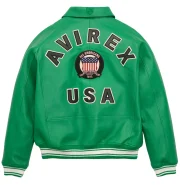 Avirex Jelly Bean Icon Leather Jacket - Image 2