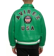 Avirex Jelly Bean Icon Leather Jacket - Image 3