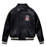 Avirex Black Icon Leather Jacket