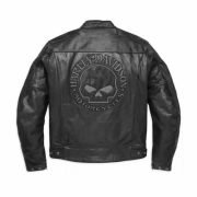 Harley-Davidson Midnight Rider's Skull Leather Jacket - Image 2