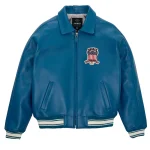 Avirex Teal Icon Leather Jacket
