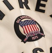 Avirex White Shearling Leather Jacket - Image 4