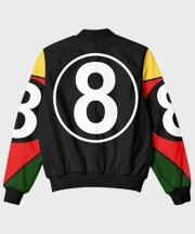 8 Ball 90s Black Vintage Bomber Jacket - Image 2