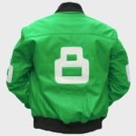 Unisex 8 Ball Green Bomber Jacket