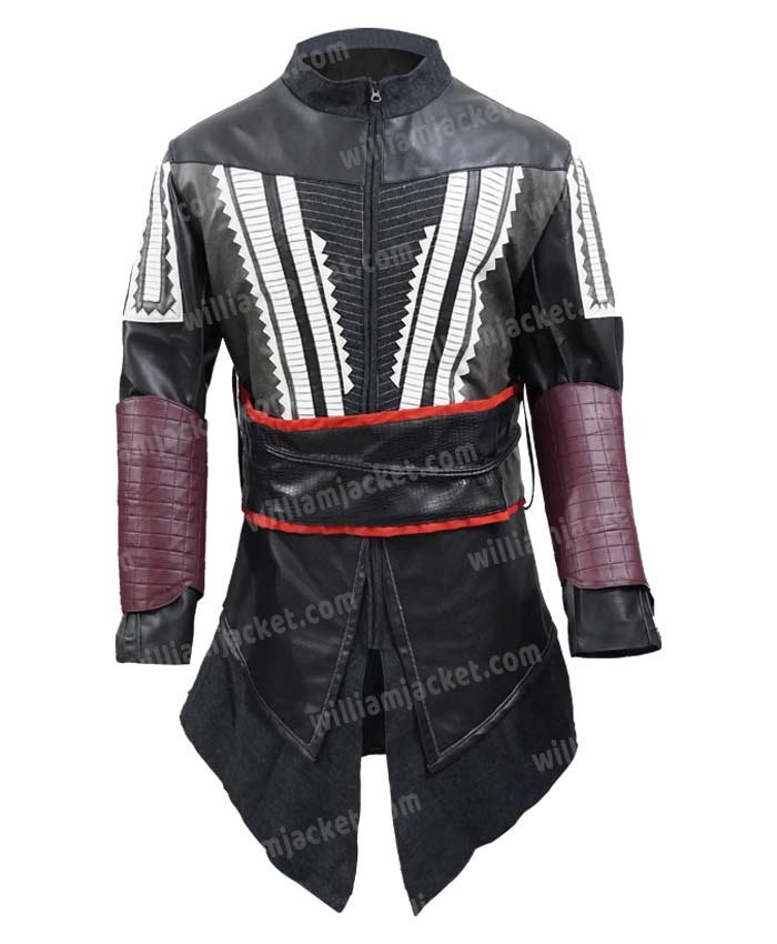 Aguilar-Assassins-Creed-Leather-Hooded-Coat.jpg Aguilar Assassin's Creed Leather Hoodie Coat - Image 2