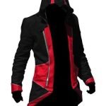 Assassins Creed Red and Black Gaming Coat
