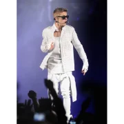 Justin Bieber Believe Australia Sydney Concert White Jacket - Image 2