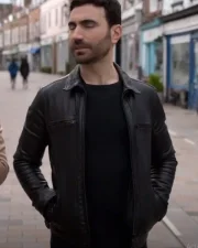 Brett Goldstein Ted Lasso S02 Roy Kent Leather Jacket - Image 2