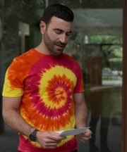 Ted Lasso Roy Kent Rainbow Tie Dye T-Shirt - Image 2