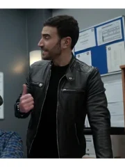 Ted Lasso S03 Roy Kent Biker Leather Jacket - Image 3