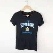 Carolina Panthers Super Bowl 50 Shirt NFL Champions Retro Style - Image 2