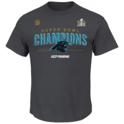 Carolina Panthers Super Bowl 50 Shirt NFL Champions Retro Style - Image 3