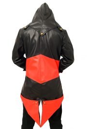 Assassins Creed Connor Kenway Red and Black Hoodie Jacket - Image 2