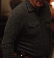 Yellowstone John Dutton S04 Wool Grey Cardigan - Image 2