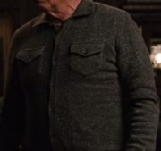 Yellowstone John Dutton S04 Wool Grey Cardigan