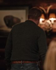 Yellowstone John Dutton S04 Wool Grey Cardigan - Image 3