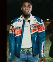Juice WRLD Bandit ft Youngboy Dreamer Leather Jacket - Image 2