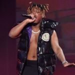 Juice Wrld Black Puffer Vest With Studs