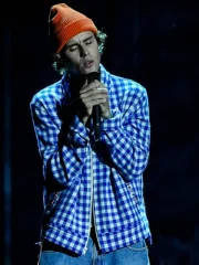 Justin Bieber AMA 2020 Blue Checked Jacket - Image 2
