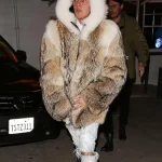 Justin Bieber Mink Fur Hooded Jacket